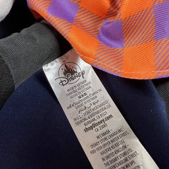 2021 Disney 15" Halloween Minnie Mouse Plush Purple Orange Spooky Collectible - Picture 4 of 6